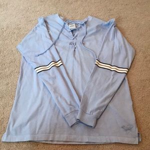 PINK laced up long sleeve